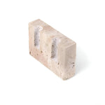 Elegant Travertine Candlestick - Modern for Taper Candles