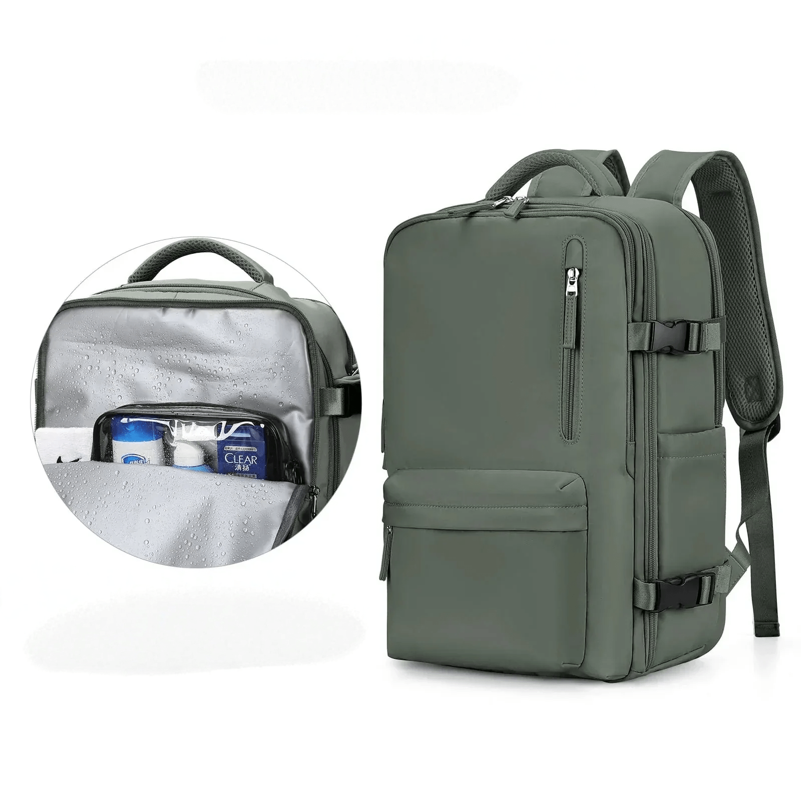 Robust Travel Backpack - Waterproof with USB Charging Port