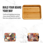 SnackMaster Kitchen Board – With Compartments & Dishwasher Safe