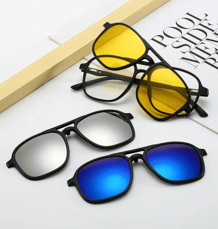 FlexiShade Sunglasses - 6-in-1 - UV-400 Protection