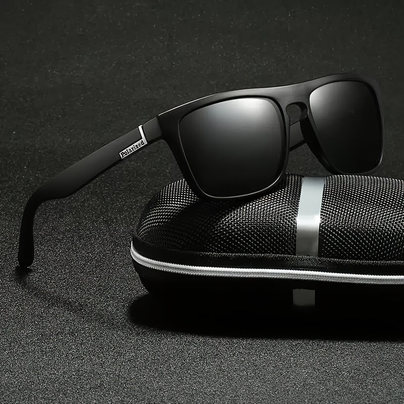 LuxeShade Polarized Sunglasses - Modern Square Frame