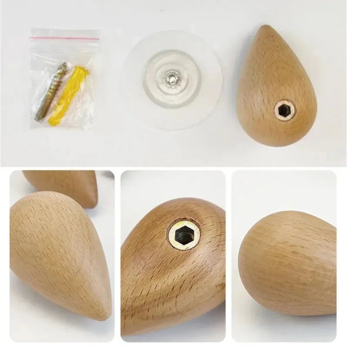 NaturaHaken - Elegant Wall Hook for Jackets and Bags