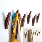 Stylish Wooden Wall Coat Rack - Space-Saving Design for Your Home