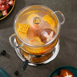 Transparent Glass Cooking Pot with Handles – KookZicht (1360 ml)