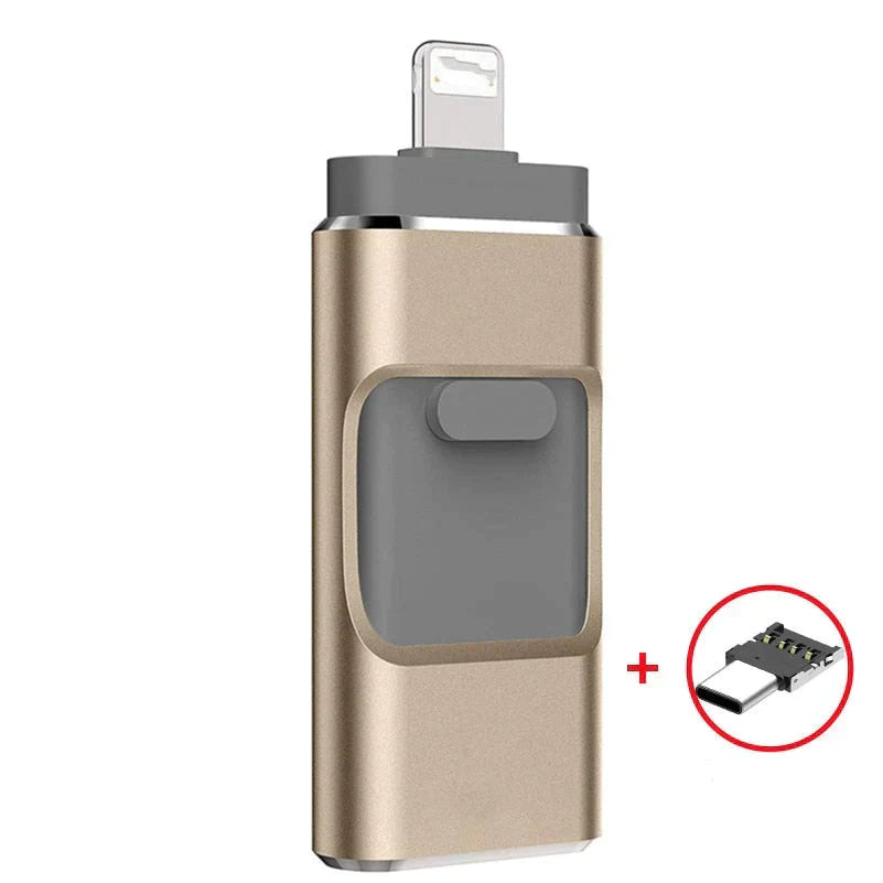FlexiStor | 4-in-1 USB Speicherstick für Handy, Tablet und PC
