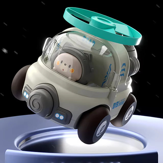 Toy car with fast rotor action