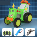 Toy tractor for children with limping function