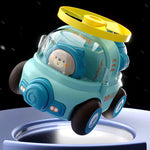 Toy car with fast rotor action