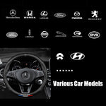 Comfortable and Non-Slip Steering Wheel Cover for Safe Drives