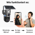 Solare WLAN Überwachungskamera für außen – GuardVision