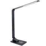Moderne LED Schreibtischlampe mit Touch-Steuerung und USB-Ladeanschluss