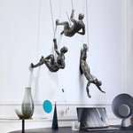 Wall Art Sculpture for Climbers – Unique Handmade Home Decoration