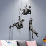 Wall Art Sculpture for Climbers – Unique Handmade Home Decoration