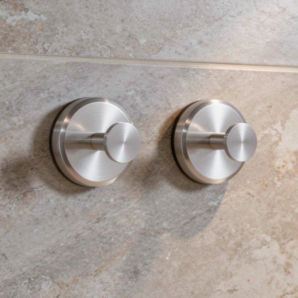 Practical drill-free towel hooks for your bathroom