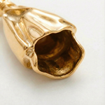 Elegant brooch with mini vase for fresh flowers