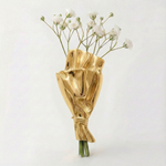 Elegant brooch with mini vase for fresh flowers