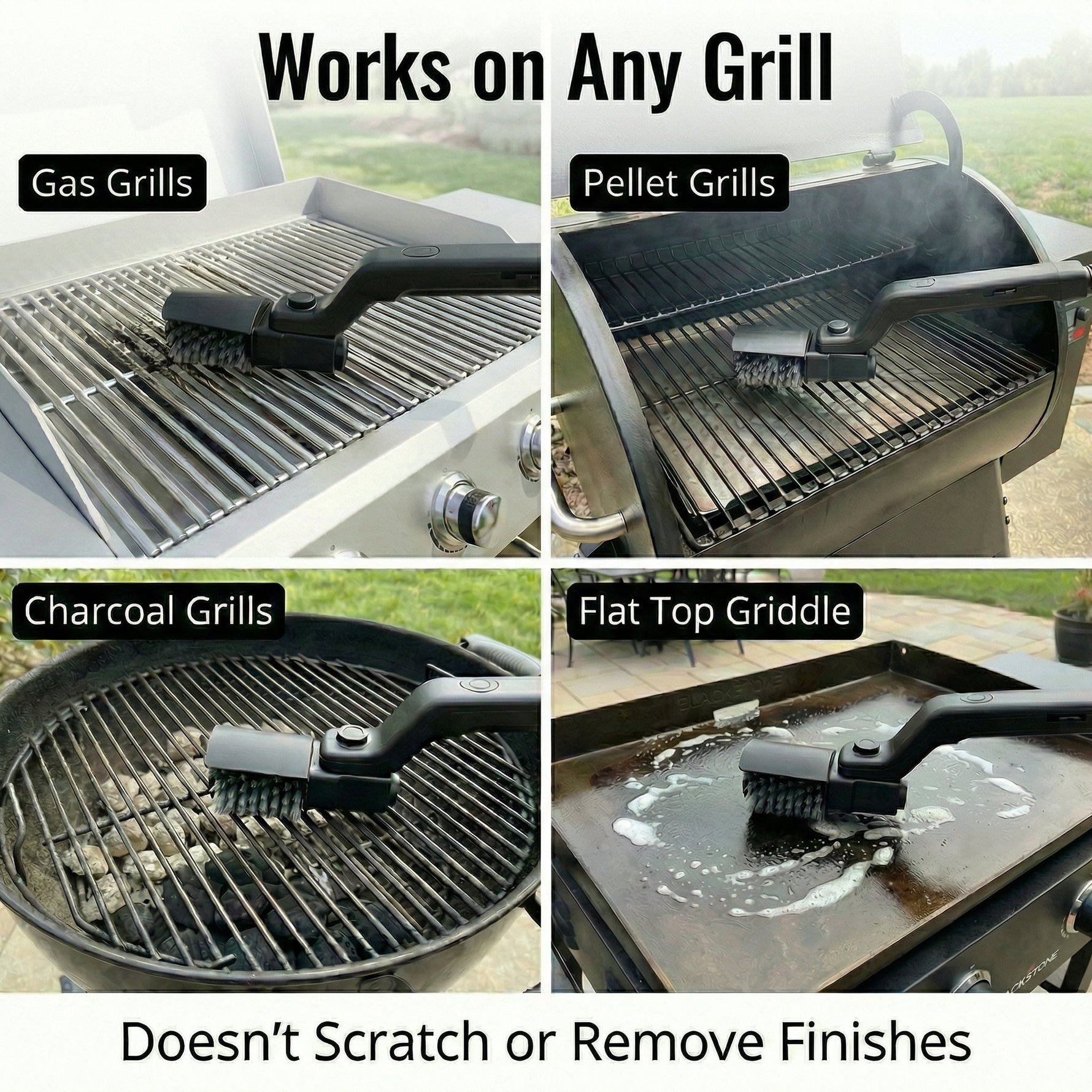 Electric Grill Cleaning Brush – Effortless Cleaning Without Scratches
