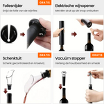Automatischer Weinöffner VinoEase | Eleganter Korkenzieher mit Akku | Hochwertige Materialien für müheloses Entkorken