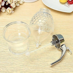 Elegant Drip-Free Honey Dispenser with Honeycomb Design – 200 ml