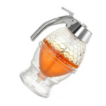 Elegant Drip-Free Honey Dispenser with Honeycomb Design – 200 ml