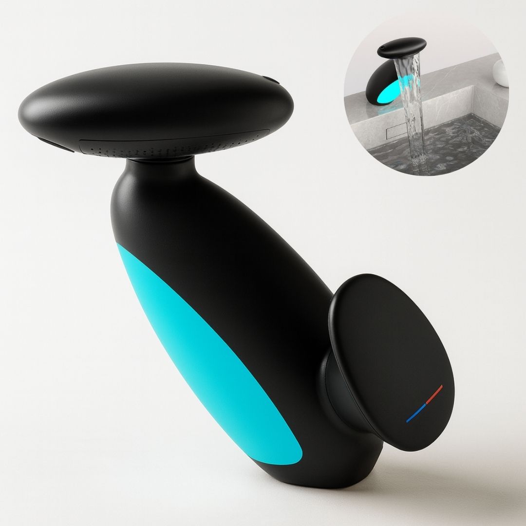 HydraLux: Modern LED Faucet for Kitchen & Bathroom