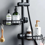 AquaLux Stainless Steel Shower Caddy – Rustproof, Space-Saving, and Easy to Install