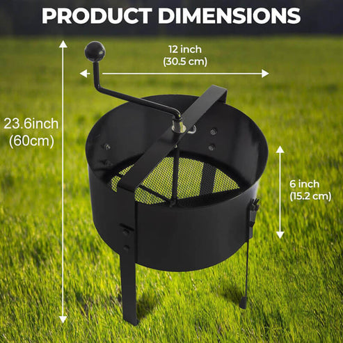 GartenSifter Pro | Effizientes Rotationssieb für Erde & Kompost
