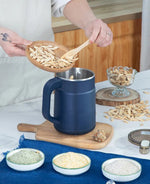 Compact and powerful grain mill
