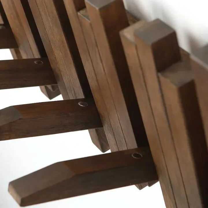 Natural wood coat hooks – Wall rack for coats