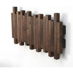 Natural wood coat hooks – Wall rack for coats