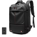 Travel backpack with vacuum function