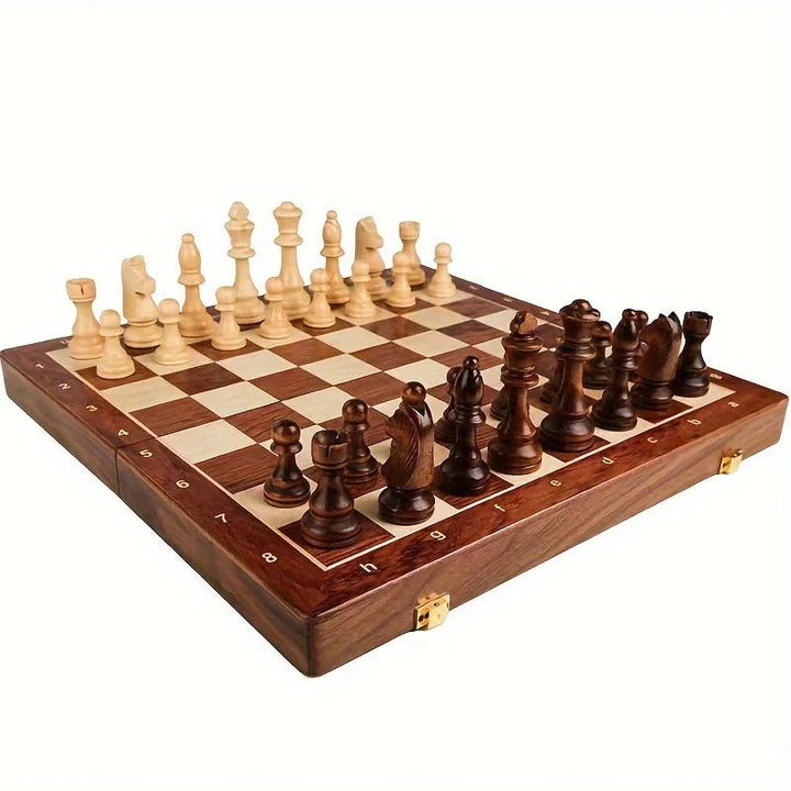 Wooden Chess Set – Classic Design Crafted from Fine Wood