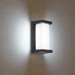 Elegante LED Außenleuchte mit Wandmontage