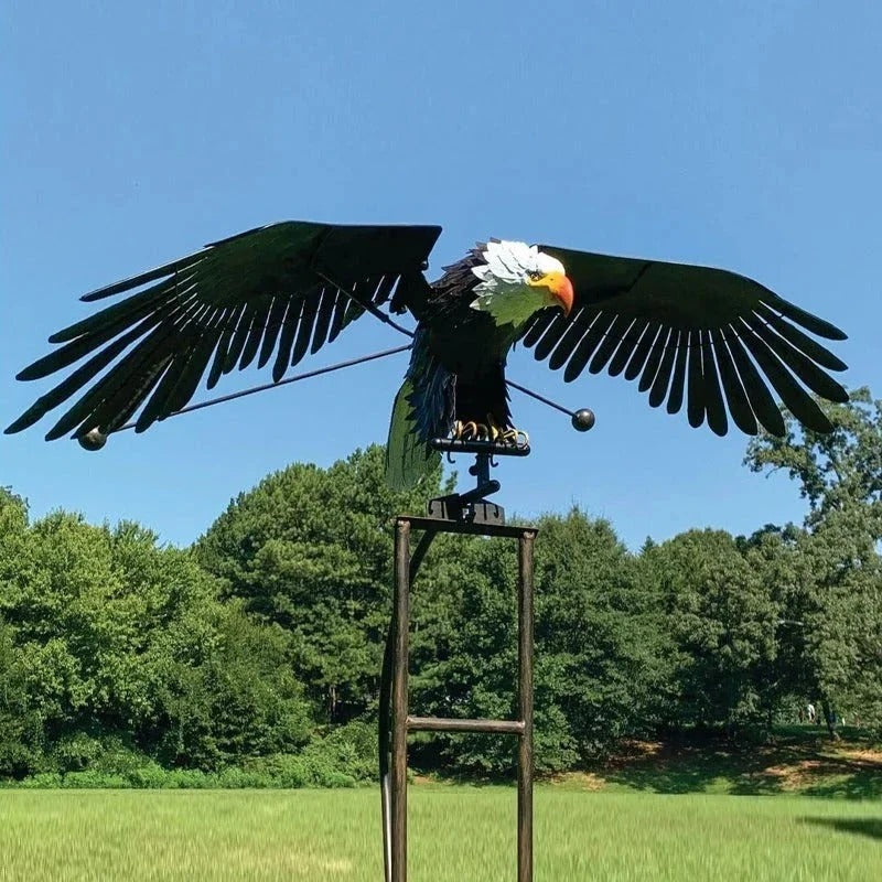 Lebendige Vogel-Skulptur für Garten und Terrasse
