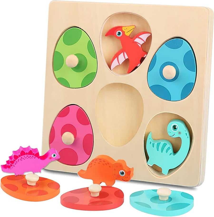 Colorful Dino Puzzles for Little Explorers