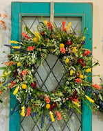 Floral wreath for any season – Colourful decoration