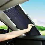 Kompaktes Auto-Sonnenschutz-Set für Front- und Heckscheiben