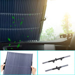 Kompaktes Auto-Sonnenschutz-Set für Front- und Heckscheiben