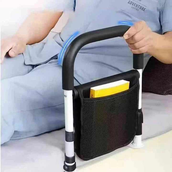 Secure bed rail for seniors