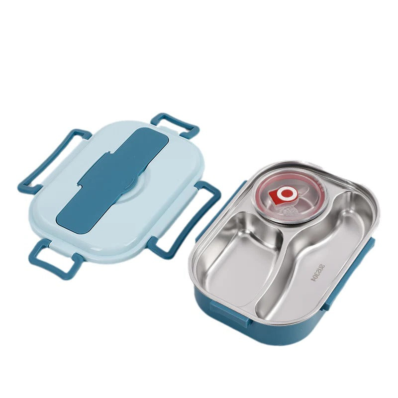 Insulated Stainless Steel Lunch Box with 4 Compartments