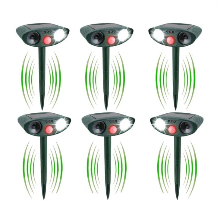 Solar-Powered Ultrasonic Squirrel Repeller
