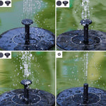 Solarbetriebenes Gartenbrunnenpumpensystem für Vögel