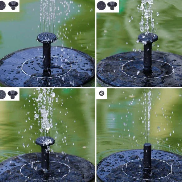 Solarbetriebenes Gartenbrunnenpumpensystem für Vögel