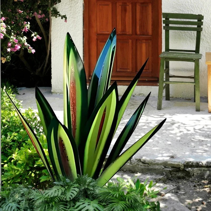Metallische Agave - Dekorative Pflanze für drinnen und draußen