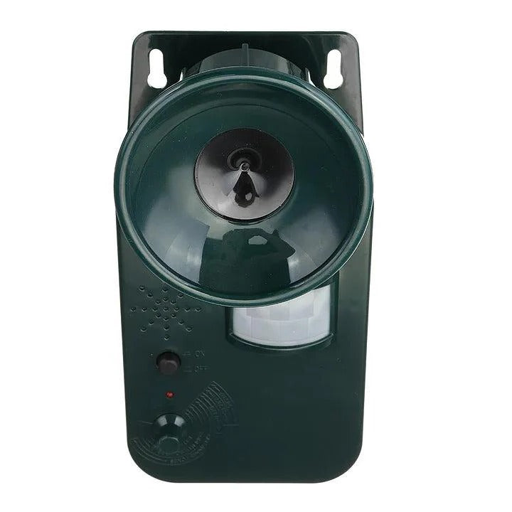 Wetterfester Ultrasonic Tiervertreiber mit Bewegungssensor