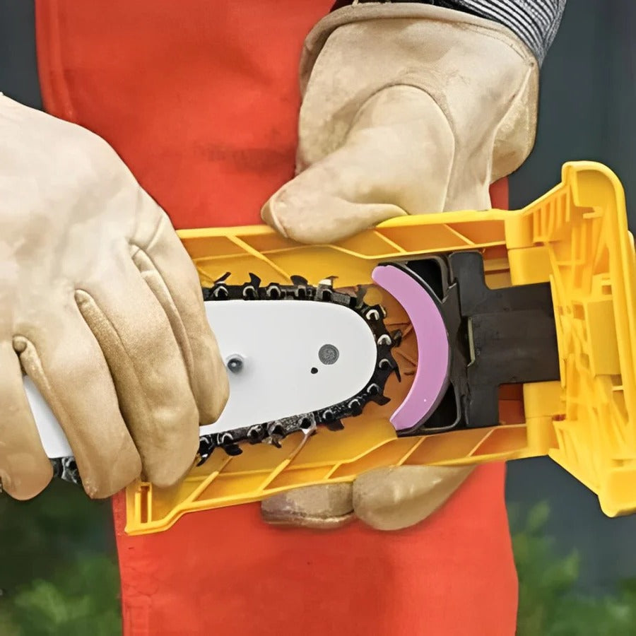 Efficient Sharpener for Chainsaw Teeth