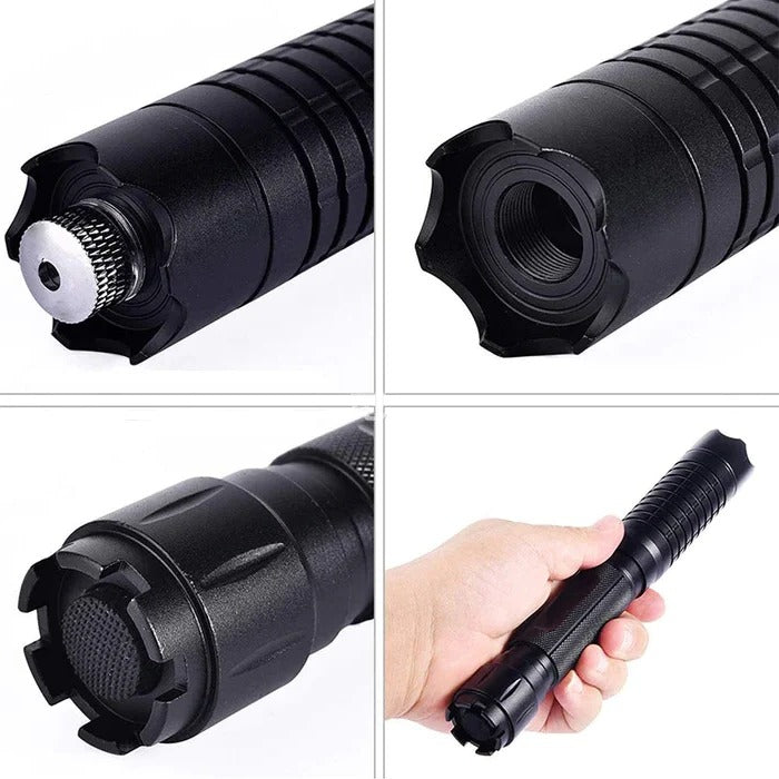 Ultra-bright Tactical Laser Flashlight for Outdoor Adventures