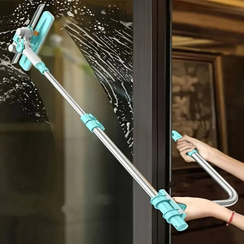 Extendable Window Cleaning Brush with Long Handle