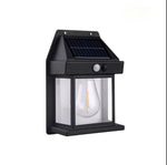 Solarbetriebene Wandleuchten für den Außenbereich, 2er Set