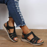 Elegant and Comfortable Sandals for Women with Velcro Closure